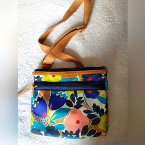 Fossil Purse (canvas floral)